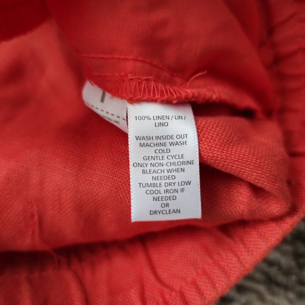 Loft Drawstring Linen Pants - Picture 3 of 4